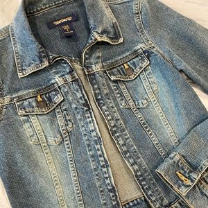 Distressed Abercrombie jean jacket